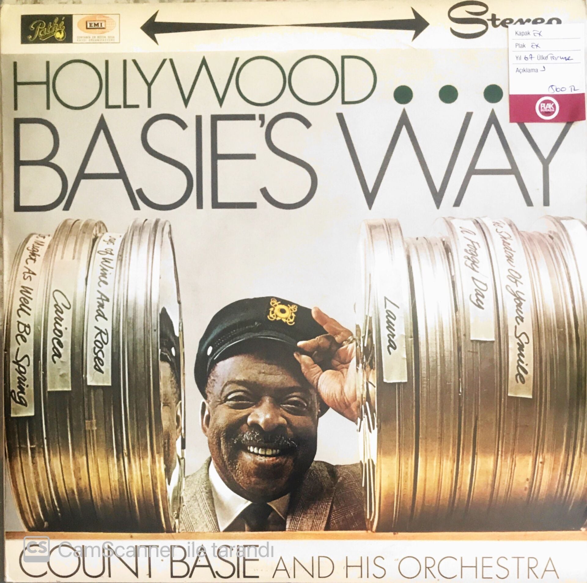 Count Basie & His Orchestra - Hollywood... Basie's Way - LP