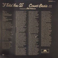 Count Basie & His Orchestra I Told You So LP