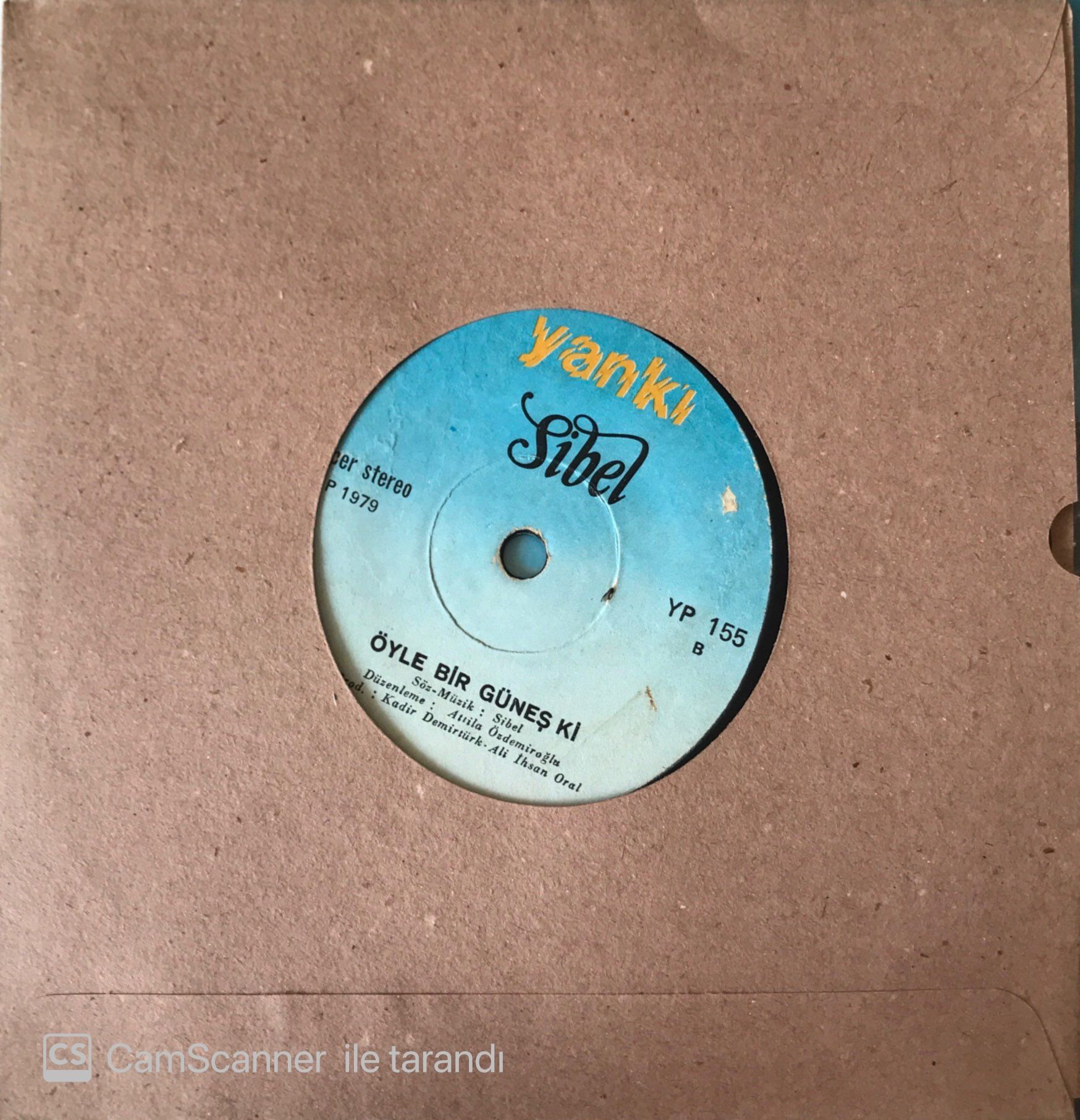 Sibel - Bir Yer Arıyorum 45lik