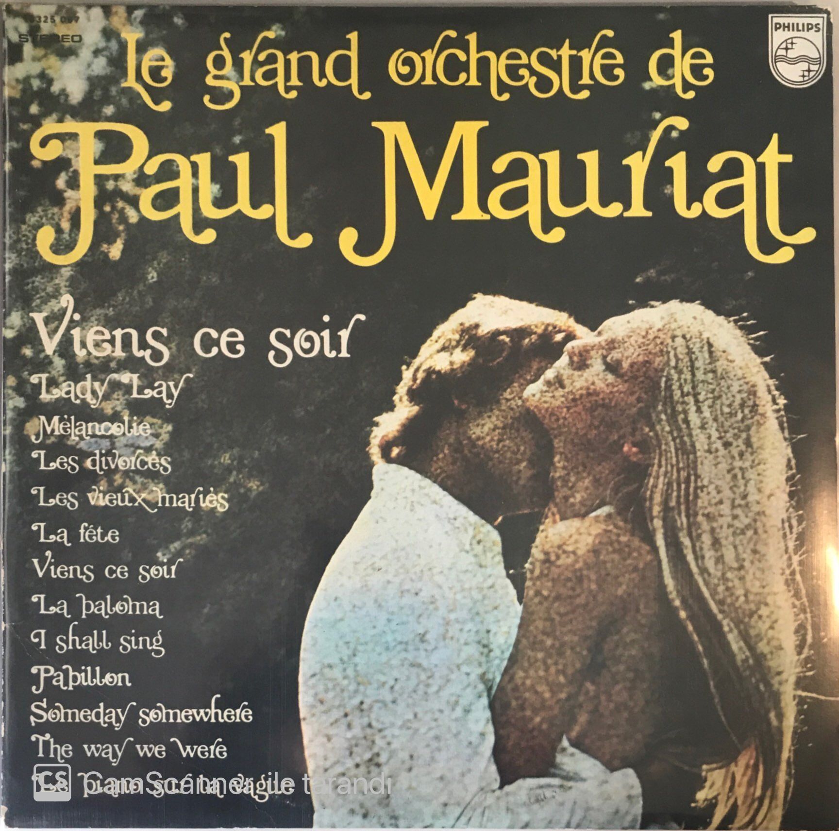 Le Grand Orchestre De Paul Mauriat Viens Ce Soir LP