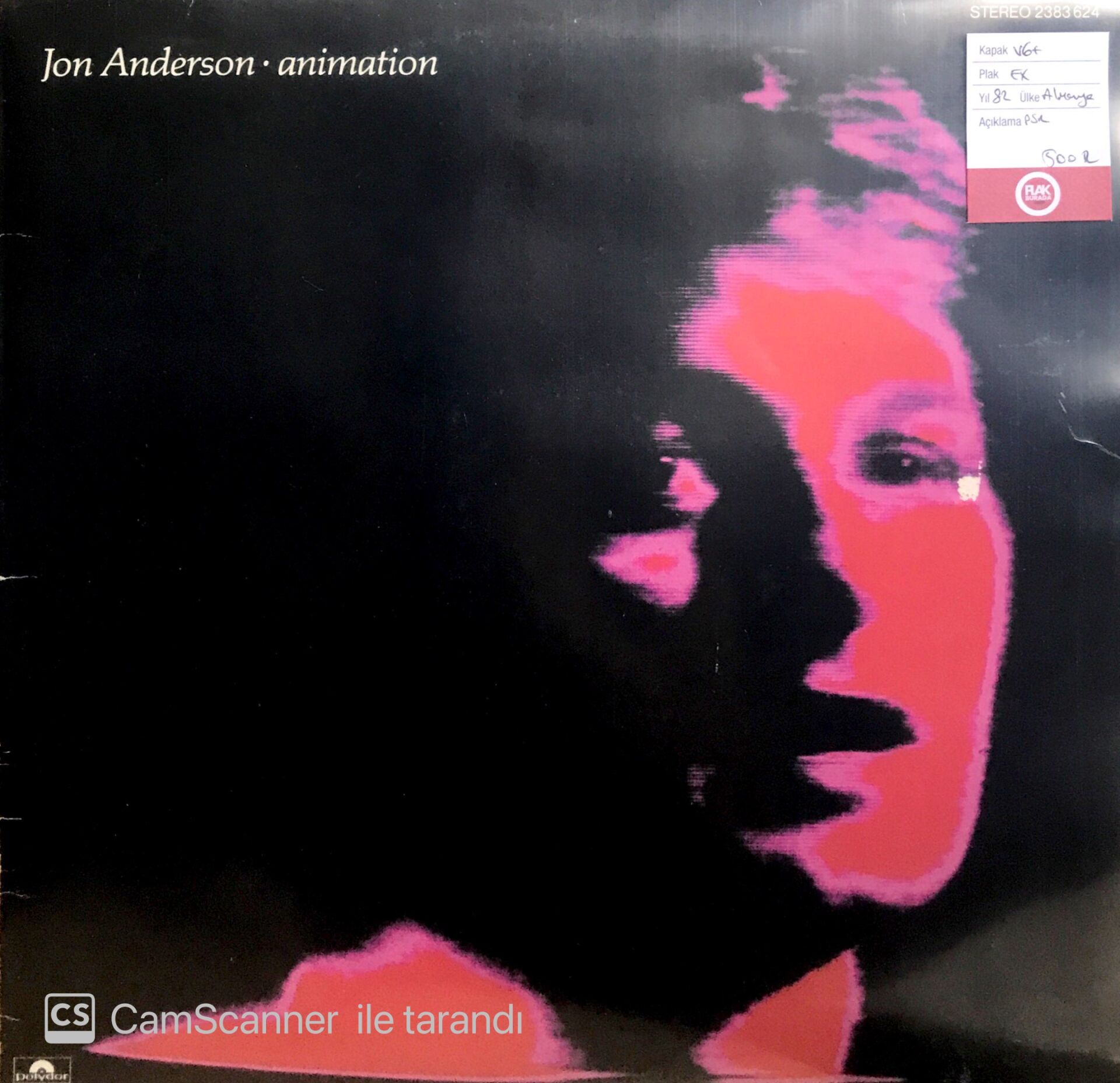Jon Anderson / Animation LP