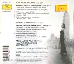 Brahms - Schumann / Mutter - Masur CD