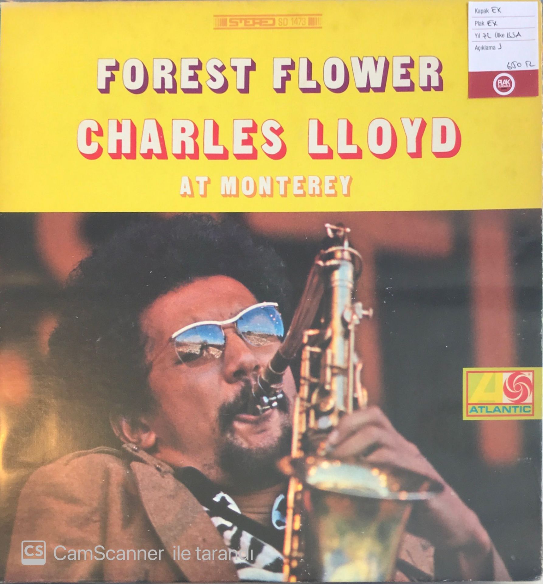 Forest Flower Charles Lloyd At Monterey LP