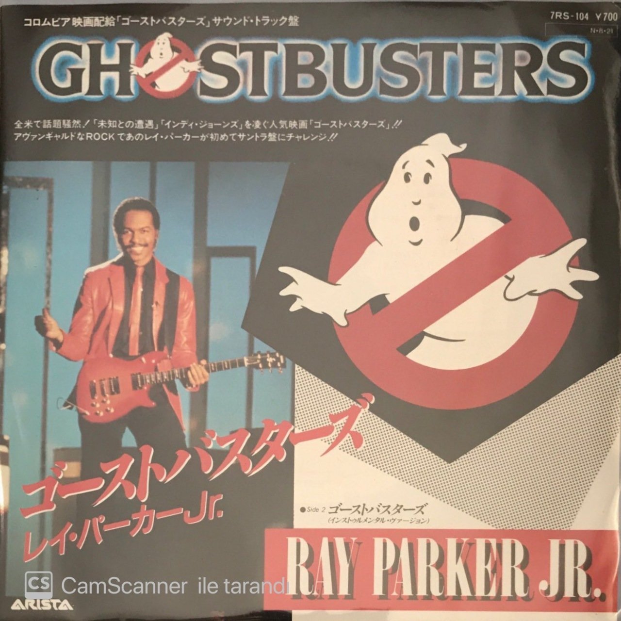 Ray Parker Jr. Ghostbusters Japon Baskı 45lik