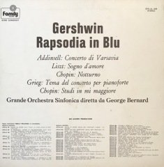 George Gershwin Rapsodia In Blue LP