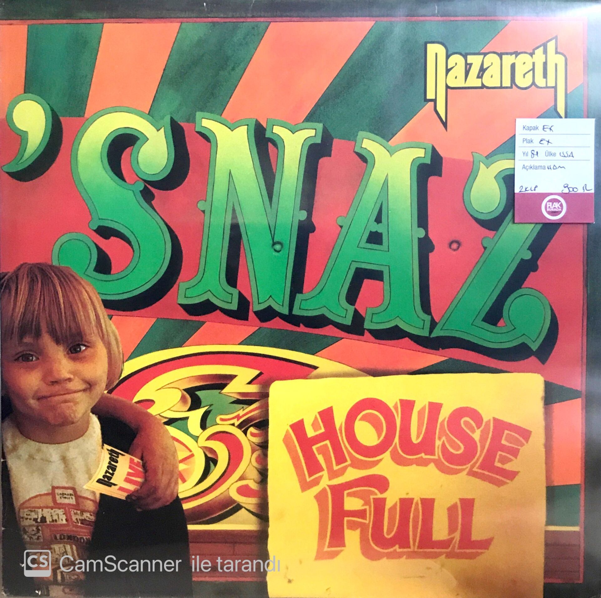 Nazareth / Snaz Double LP