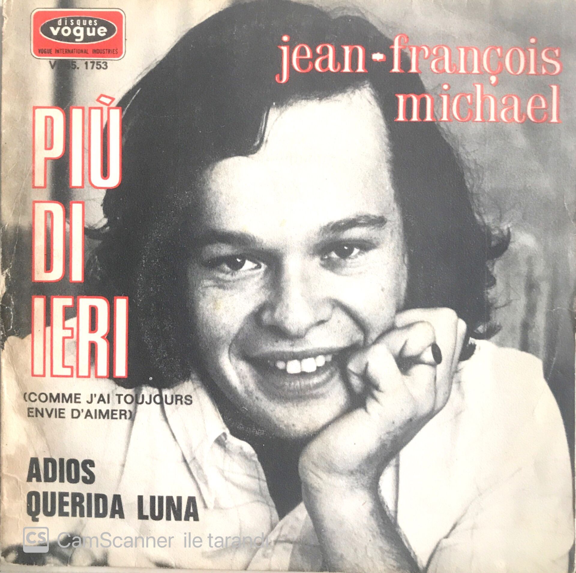 Jean - François Michael / Piu Di Ieri 45'lik