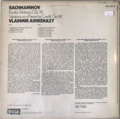 Rachmaninov Etudes Tableaux op.39 Variations On A Theme By Corelli Vladimir Ashkenazy LP