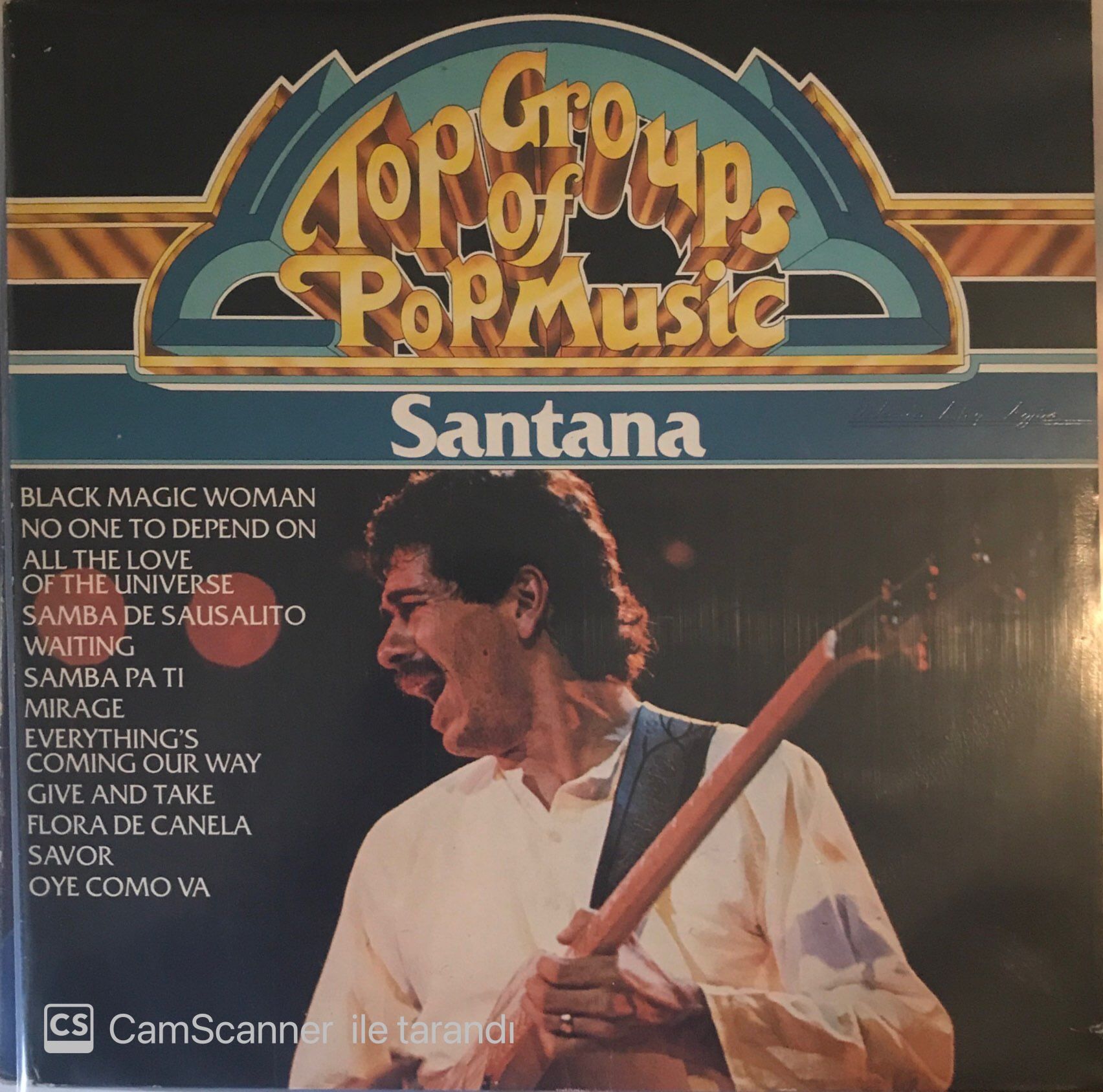Santana Top Groups Of Pop Music LP