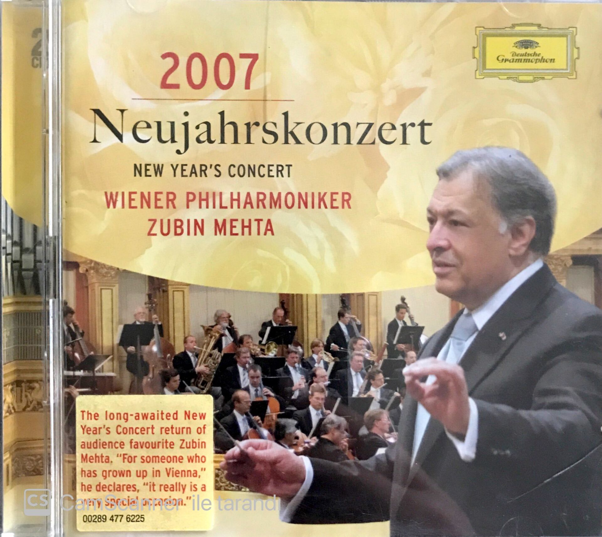 New Year's Concert 2007 / Weiner Philharmoniker - Zubin  Mehta CD