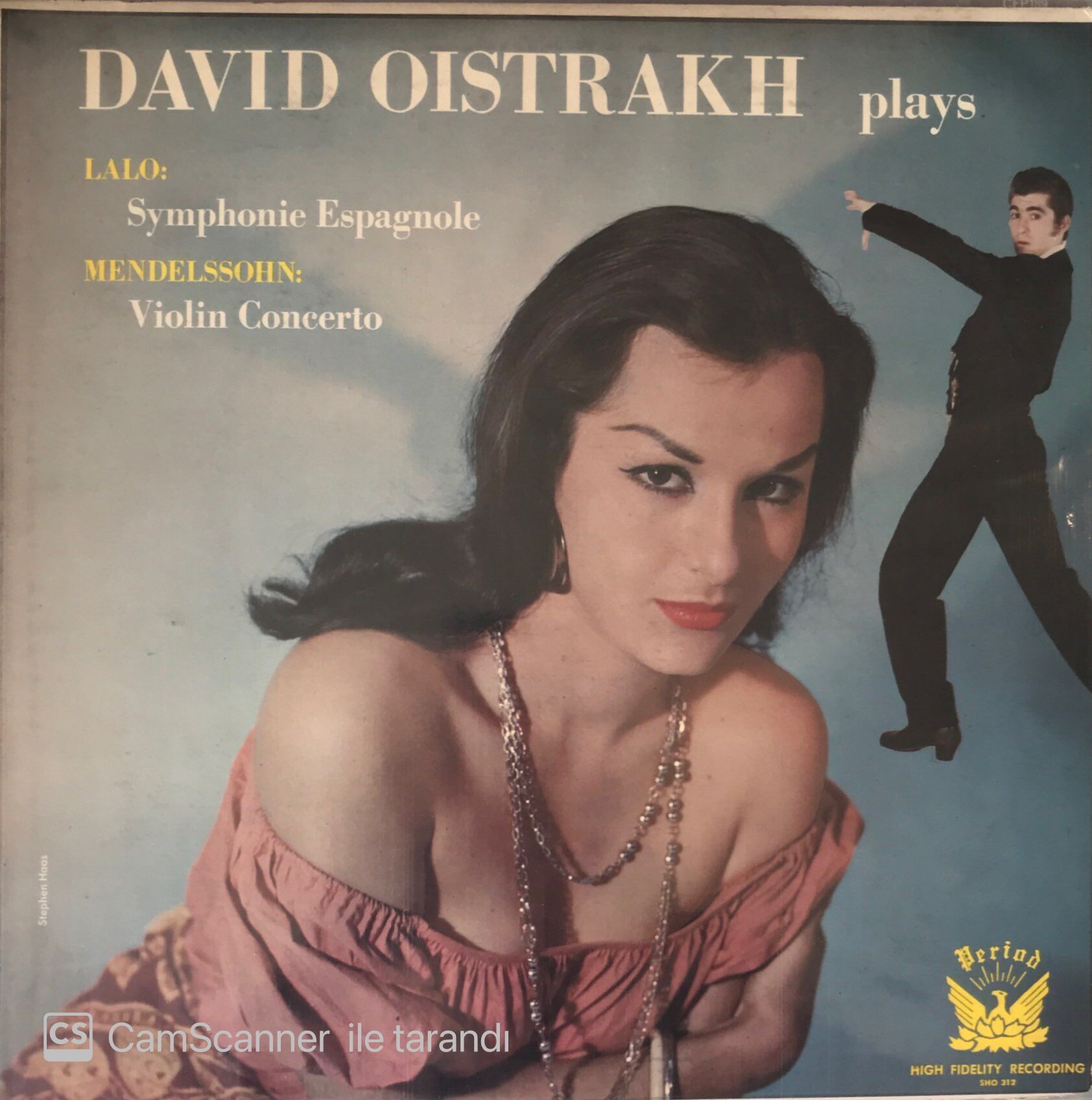 David Oistrakh Lalo & Mendelssohn LP