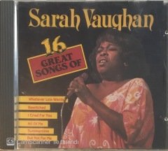 Sarah Vaughan 16 Great Songs Of CD