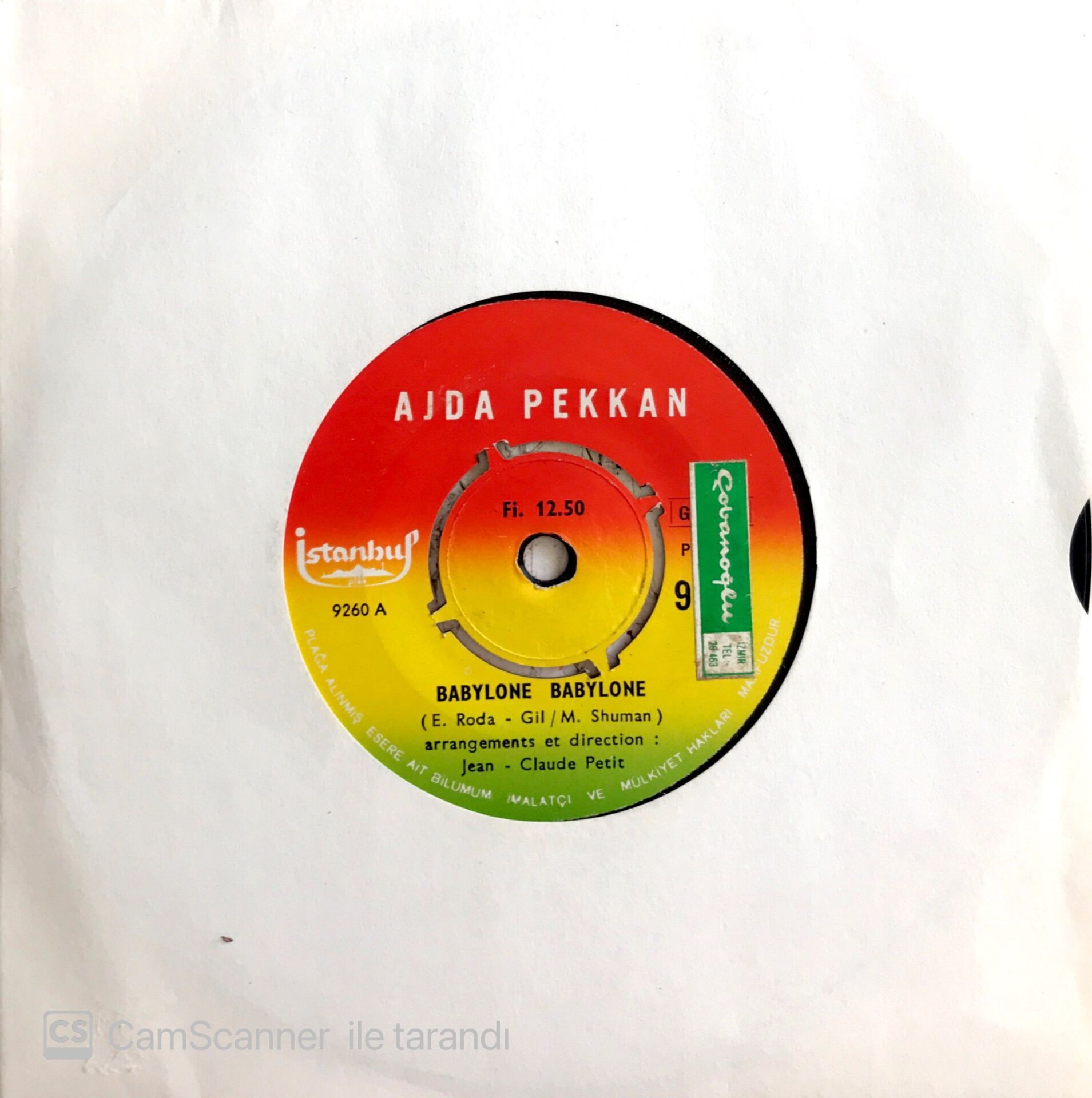 Ajda Pekkan Babylone Babylone 45lik