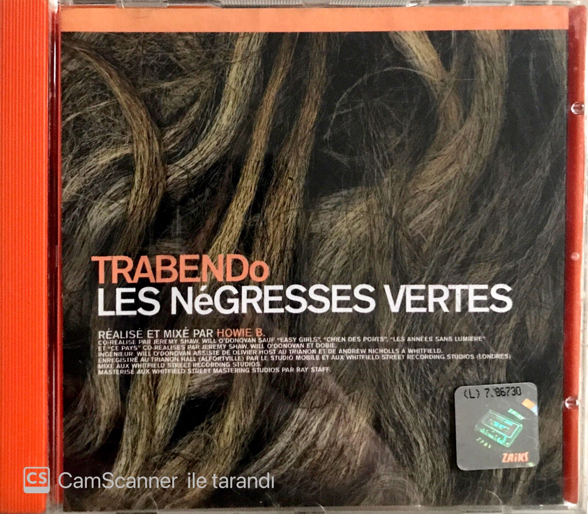 Trabendo / Les NeGresses Vertes CD