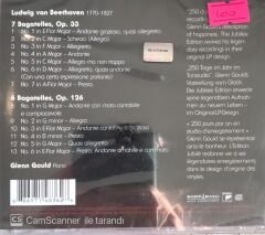 Glenn Gould Beethoven - Bgatelles OP. 33 & 126 CD