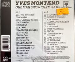 Yves Montand / One Man Show 2xCD