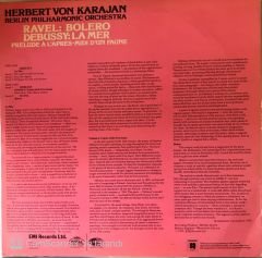 Herbert von Karajan  Berliner Philharmoniker  Ravel  Debussy Bolero, La Mer, Prélude À L'après-midi D'un Faune LP