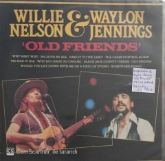 Willie Nelson Waylon Jennings Old Friends LP