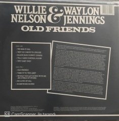 Willie Nelson Waylon Jennings Old Friends LP