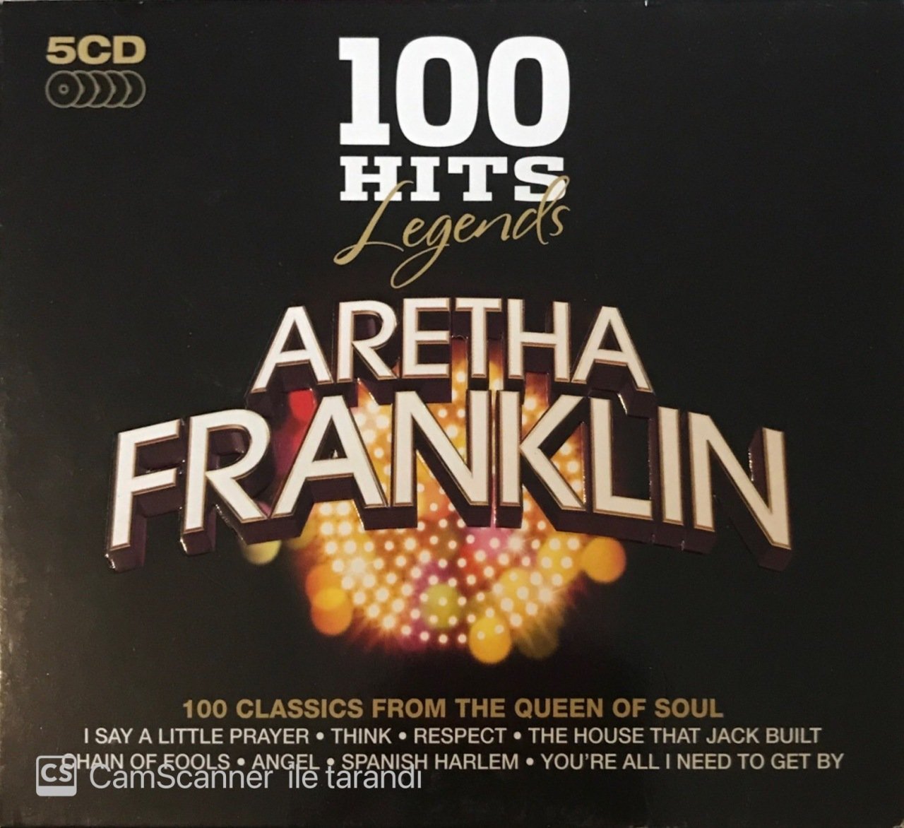 Aretha Franklin 100 Hits Legends 5'li CD
