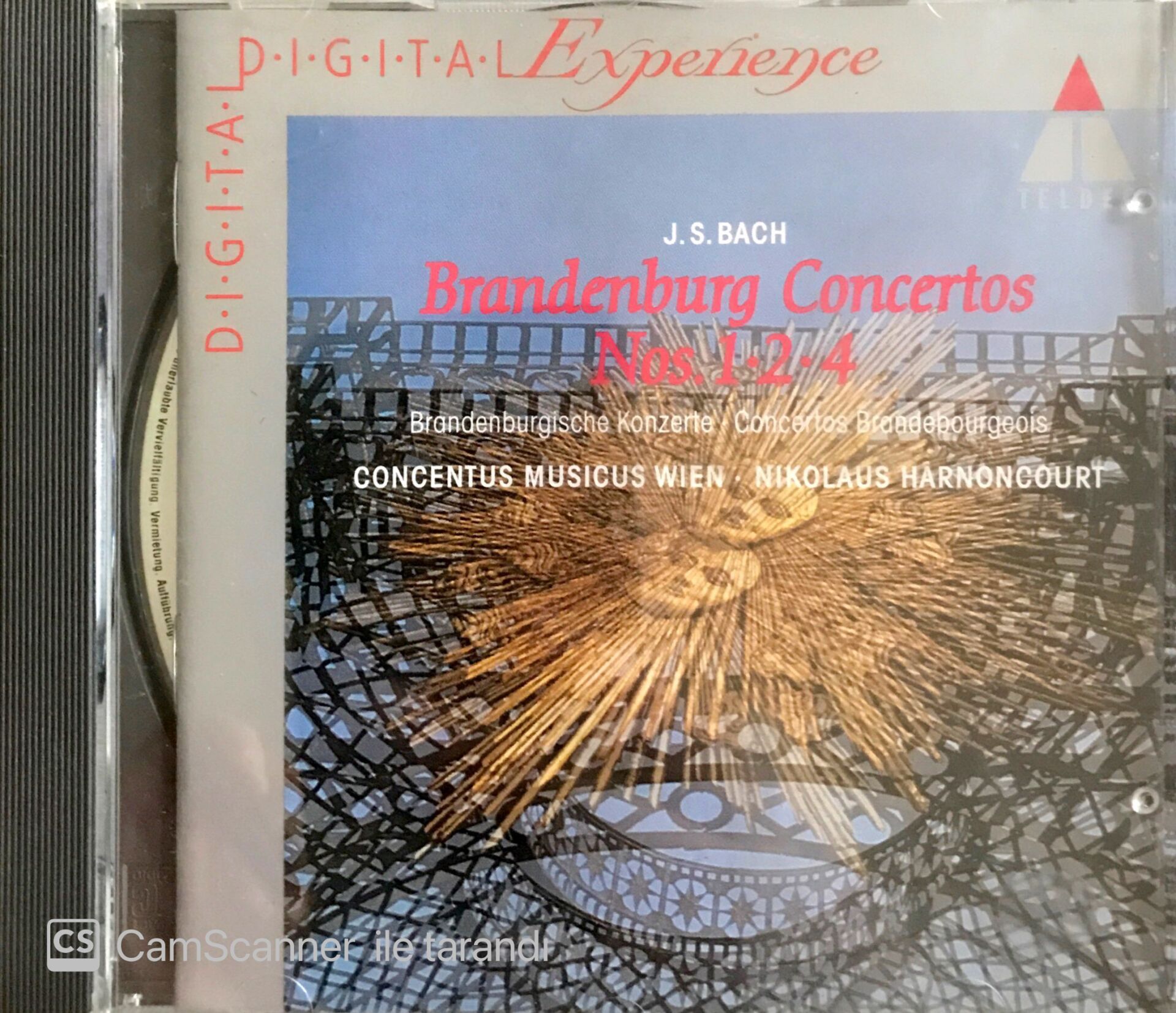 Bach: Brandenburg Concertos Nos. 1, 2, & 4 Overture No. 2 / Concentus Musicus Wien / Harnoncourt CD