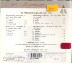 Bach: Brandenburg Concertos Nos. 1, 2, & 4 Overture No. 2 / Concentus Musicus Wien / Harnoncourt CD