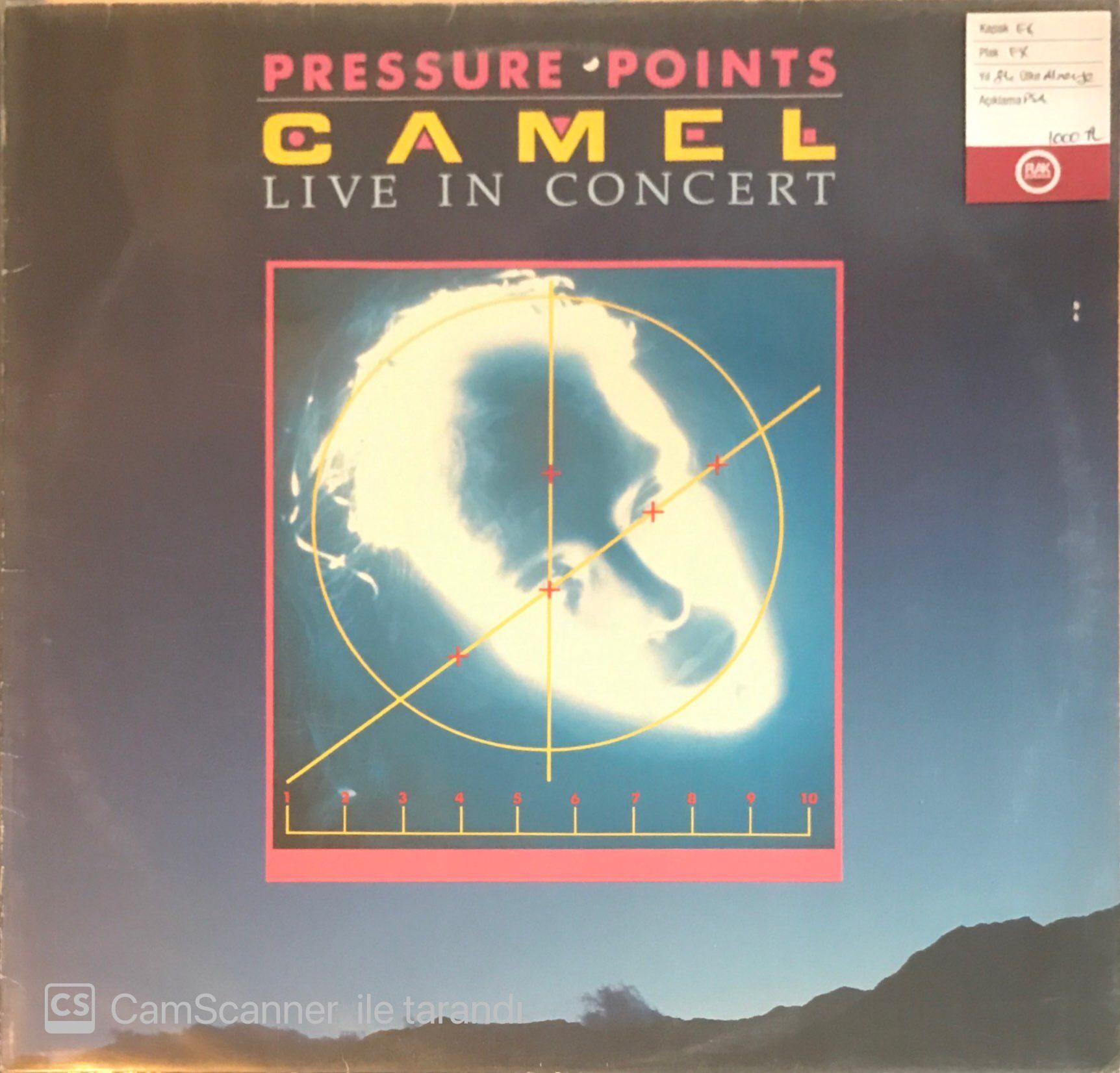 Camel - Pressure Points Live In Concert LP