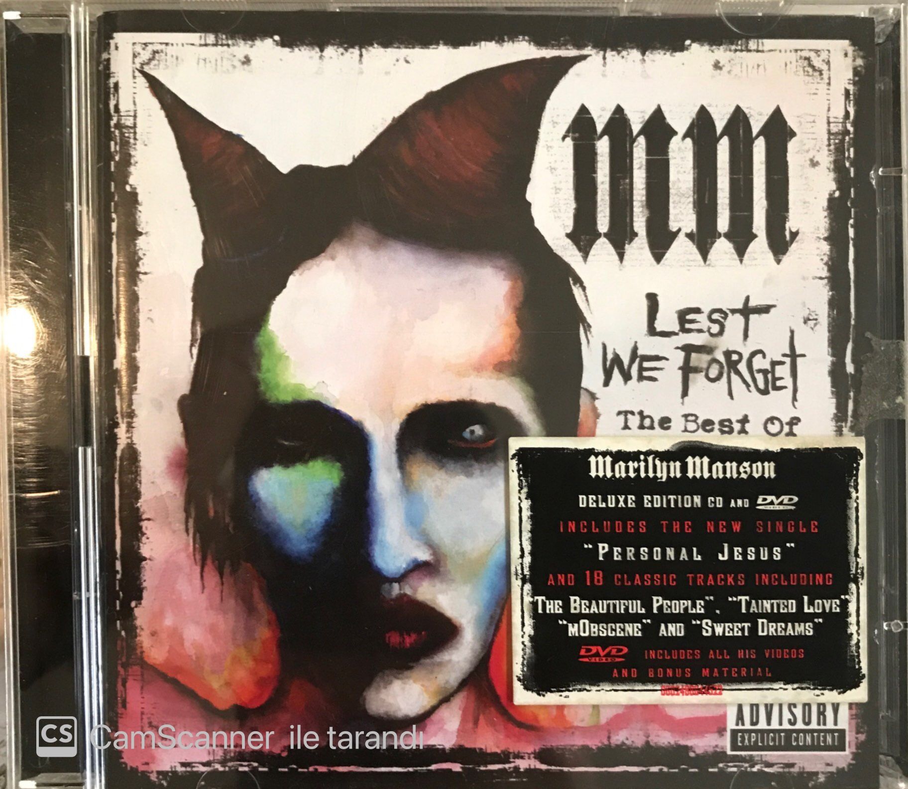 Marilyn Manson - Lest We Forget The Best Of CD