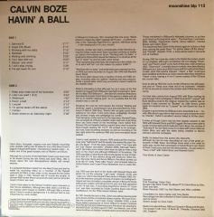Calvin Boze And His All Stars - Havin' A Ball LP