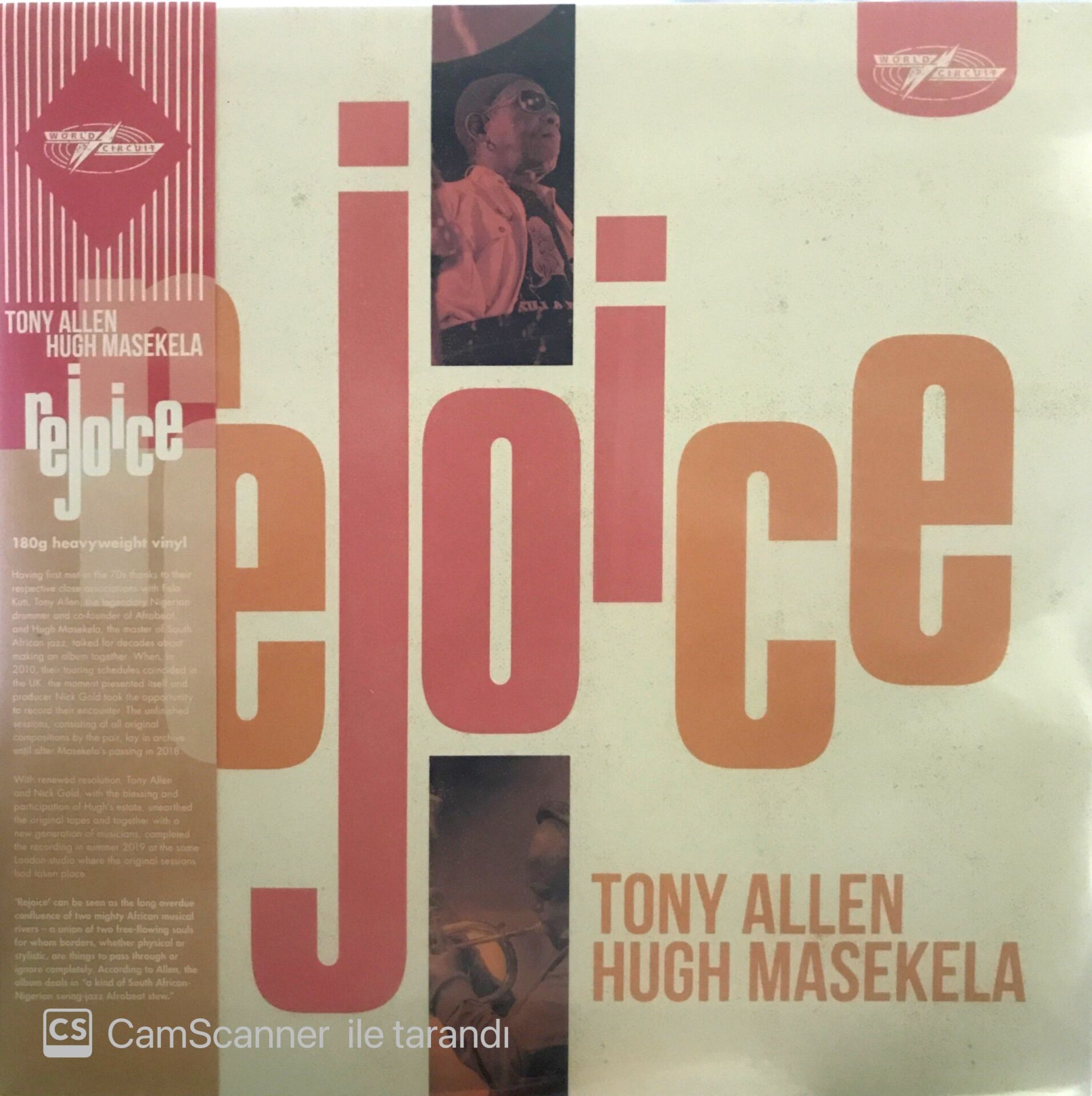 Tony Allen Hugh Masekela - Rejoice LP
