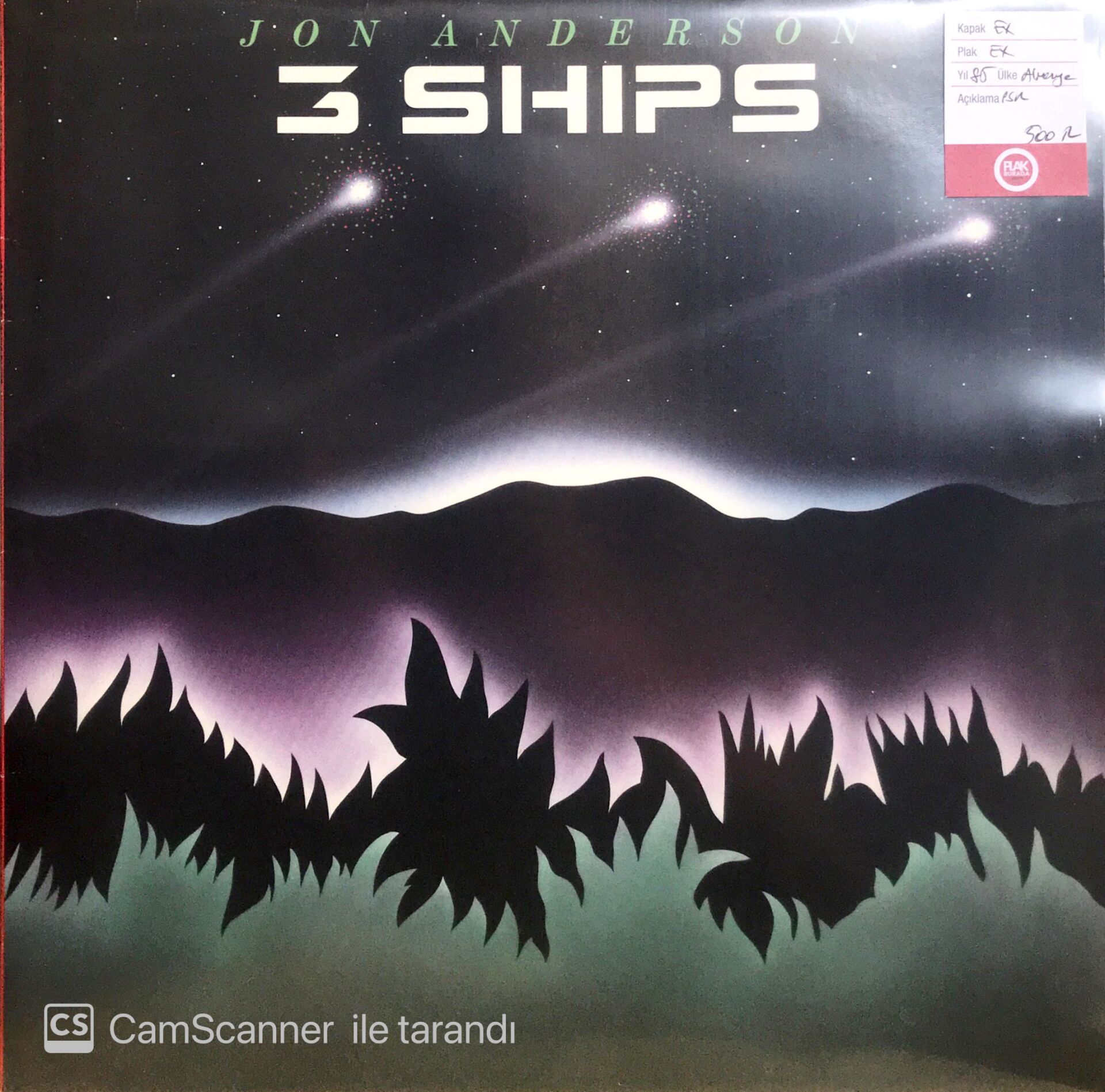 Jon Anderson / 3 Ships  LP