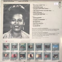 Billie Holiday Lady In Satin LP