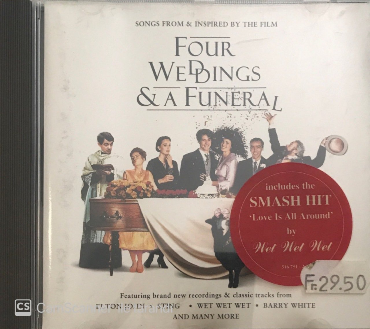 Songs From & Inspired By The Film Four Weddings & A Funeral CD