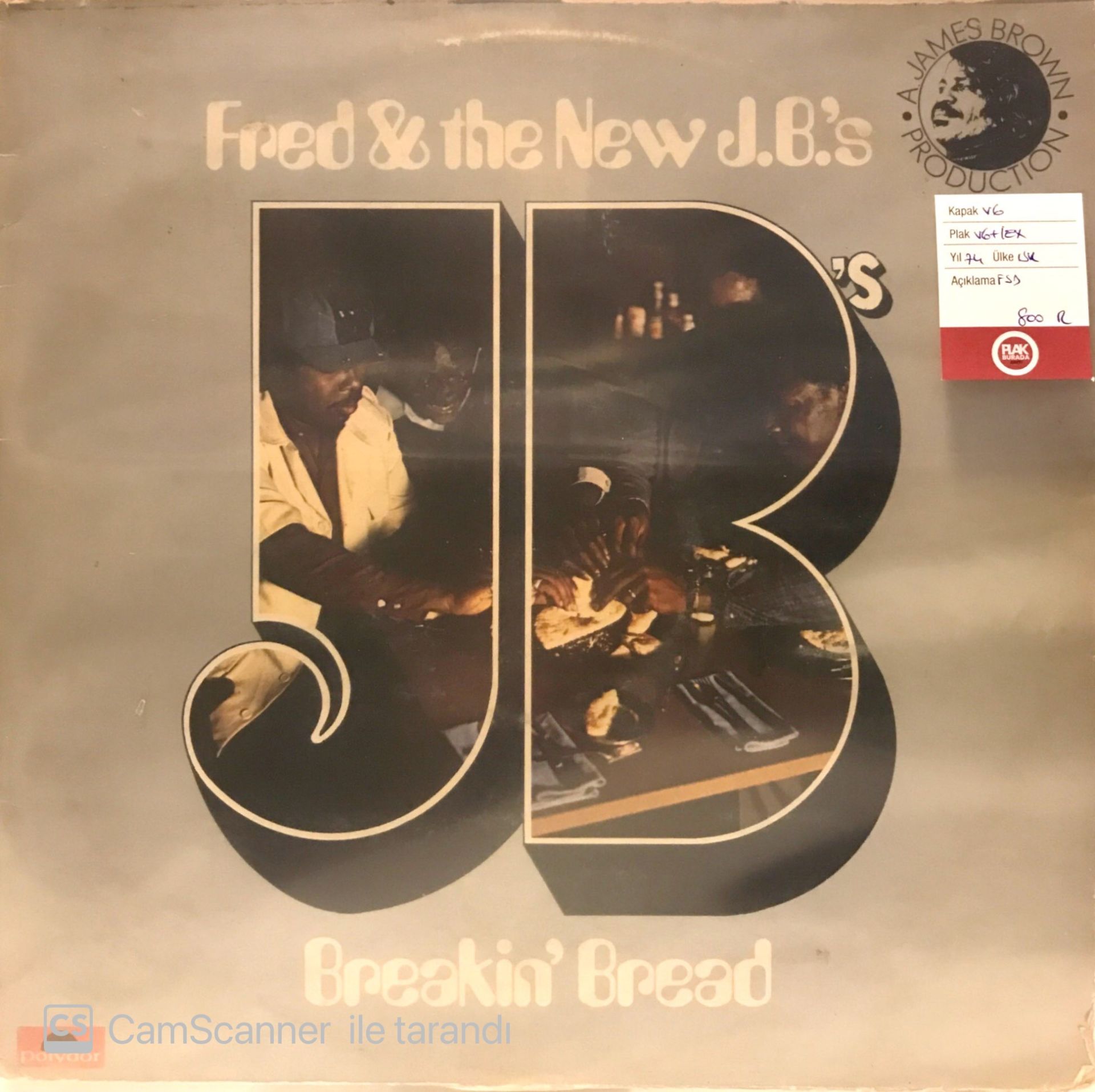 Fred & The New J.B.'s - Breakin' Bread LP