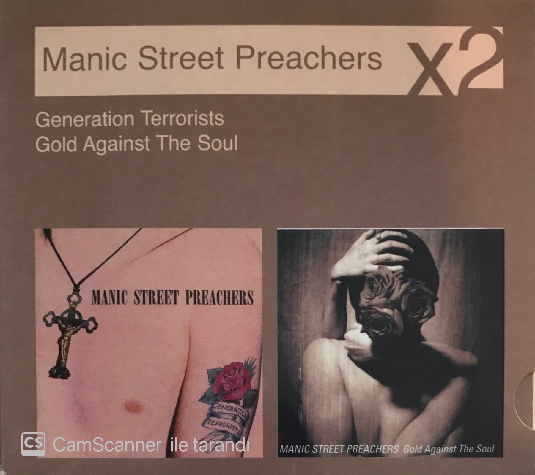 Manic Street Preachers Generation Terrorists & Gold Against The Soul 2'li CD