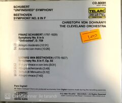Schubert: ''Unfinished'' / Beethoven: Symphony No. 8 / Dohnanyı - The Cleveland Orchestra CD