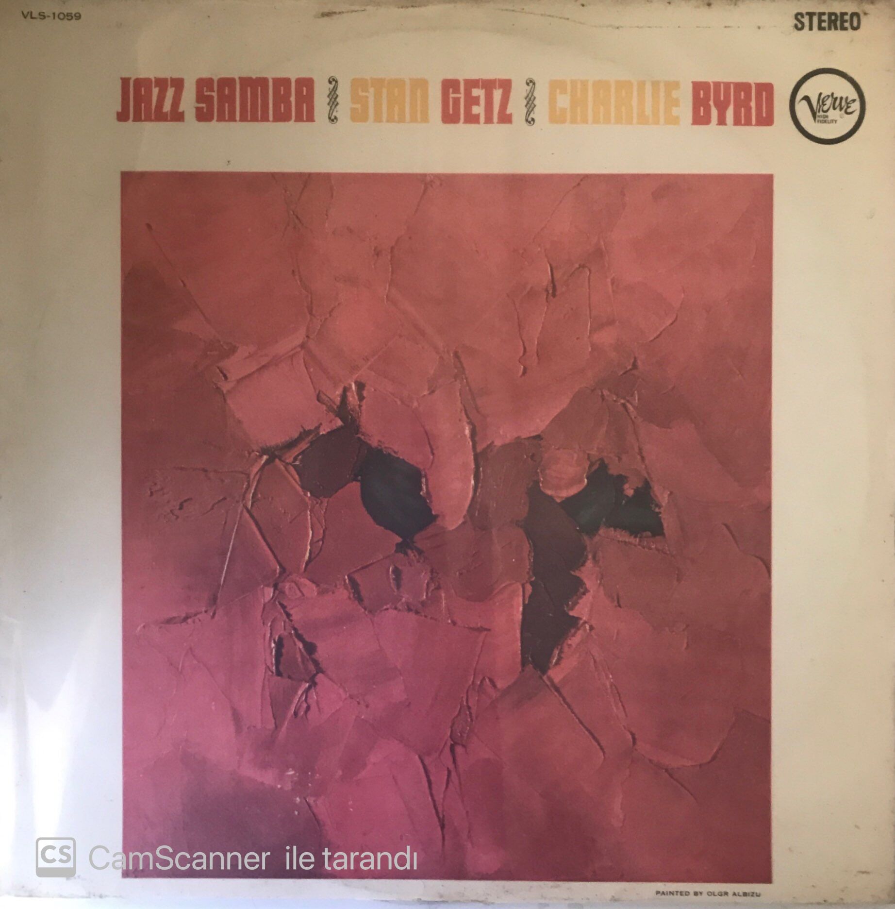 Stan Getz Charlie Byrd Jazz Samba LP