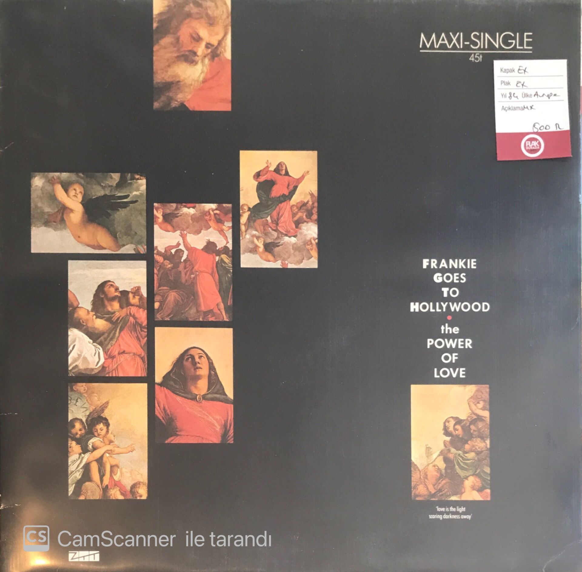 Frankie Goes - To Hollywood The Power Of Love MAXİ