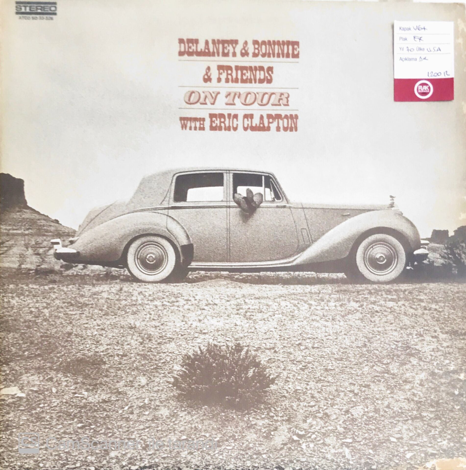 Delaney & Bonnie & Friends On Tour With Eric Clapton - LP