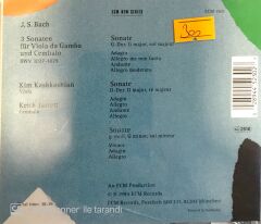 Bach - Sonaten Für Viola Da Gamba Und Cembalo / Kashkashian, Jarrett CD