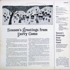 Perry Como – Season's Greetings From Perry Como LP