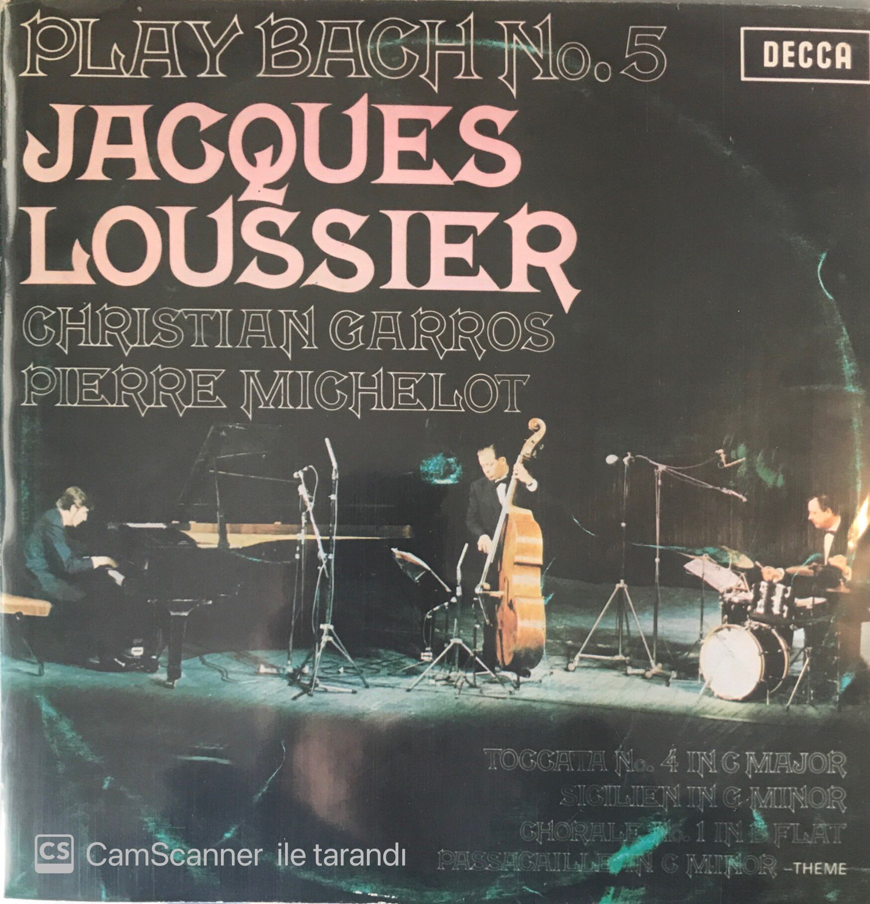 Jacques Loussier Play Bach No. 5 LP