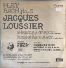 Jacques Loussier Play Bach No. 5 LP