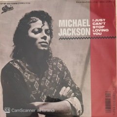 Michael Jackson I Just Can't Stop Loving You Japon Baskı 45lik