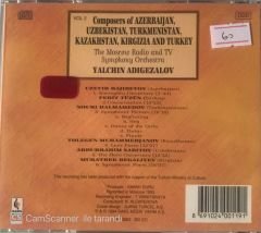 Composers of Azerbaijan Uzbekistan Turkmenistan Kazakhstan Kırgızıa and Turkey CD