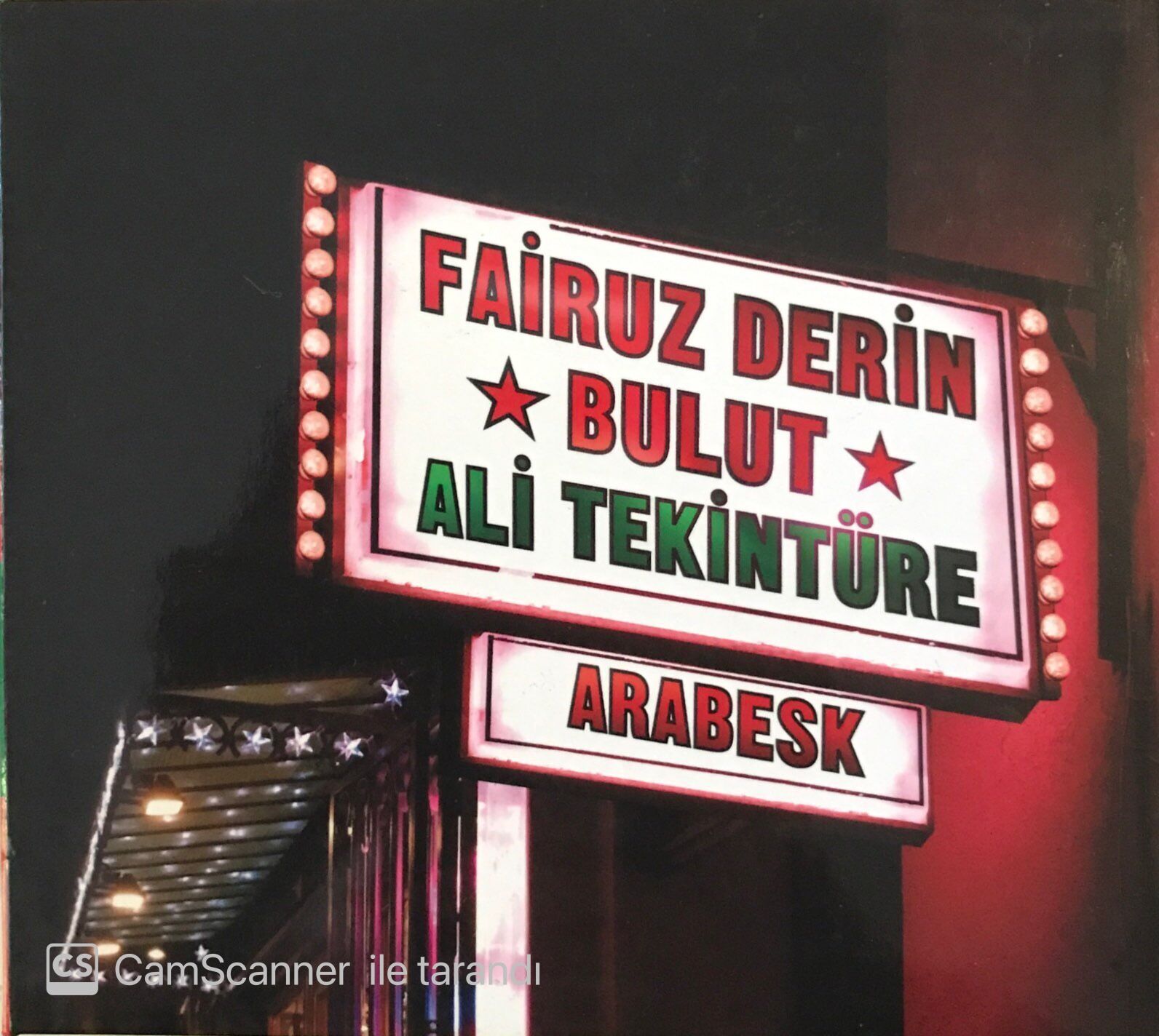 Fairuz Derin Bulut - Ali Tekintüre - Arabesk CD