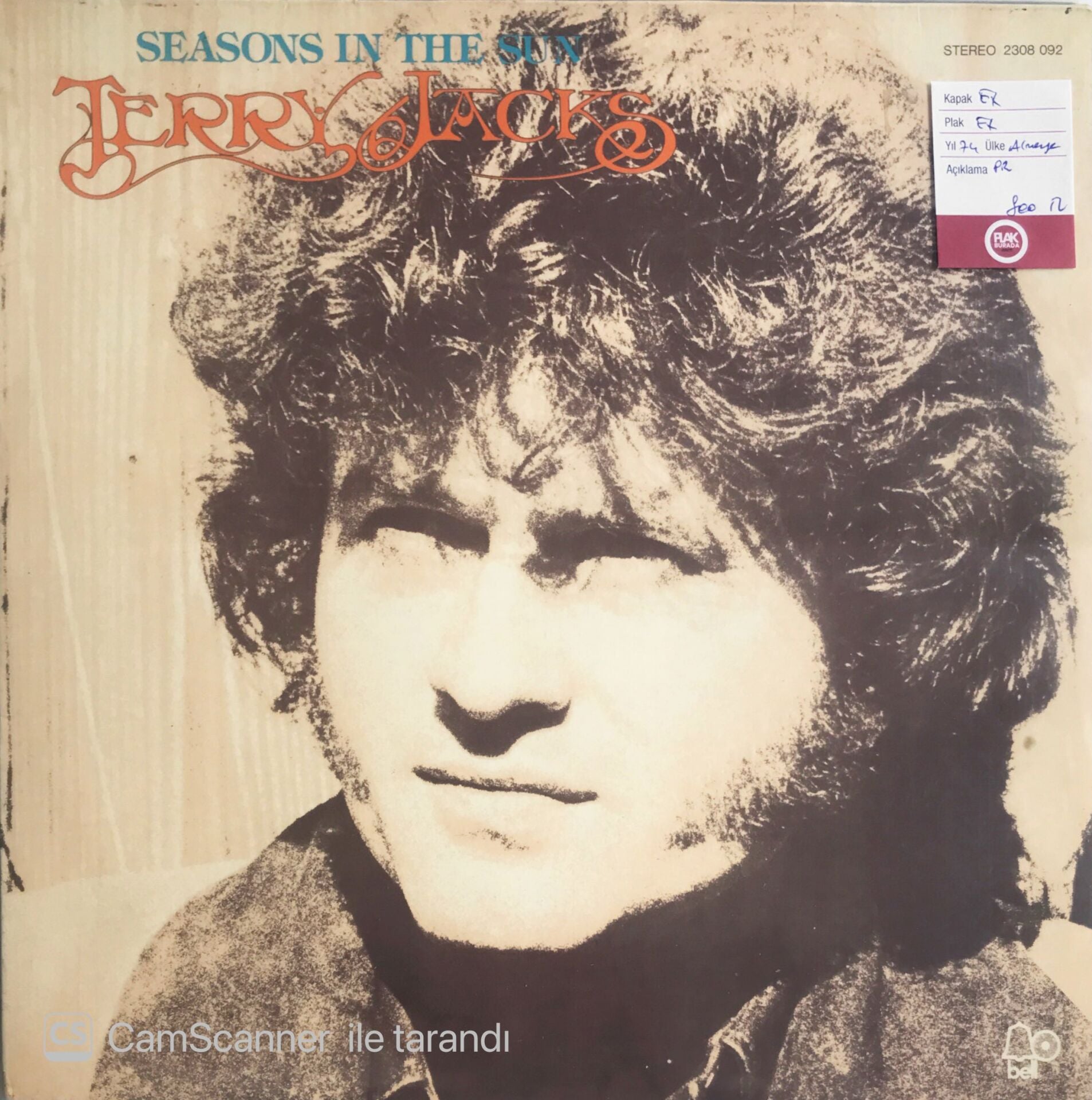 Terry Jacks - Seasons in The Sun LP