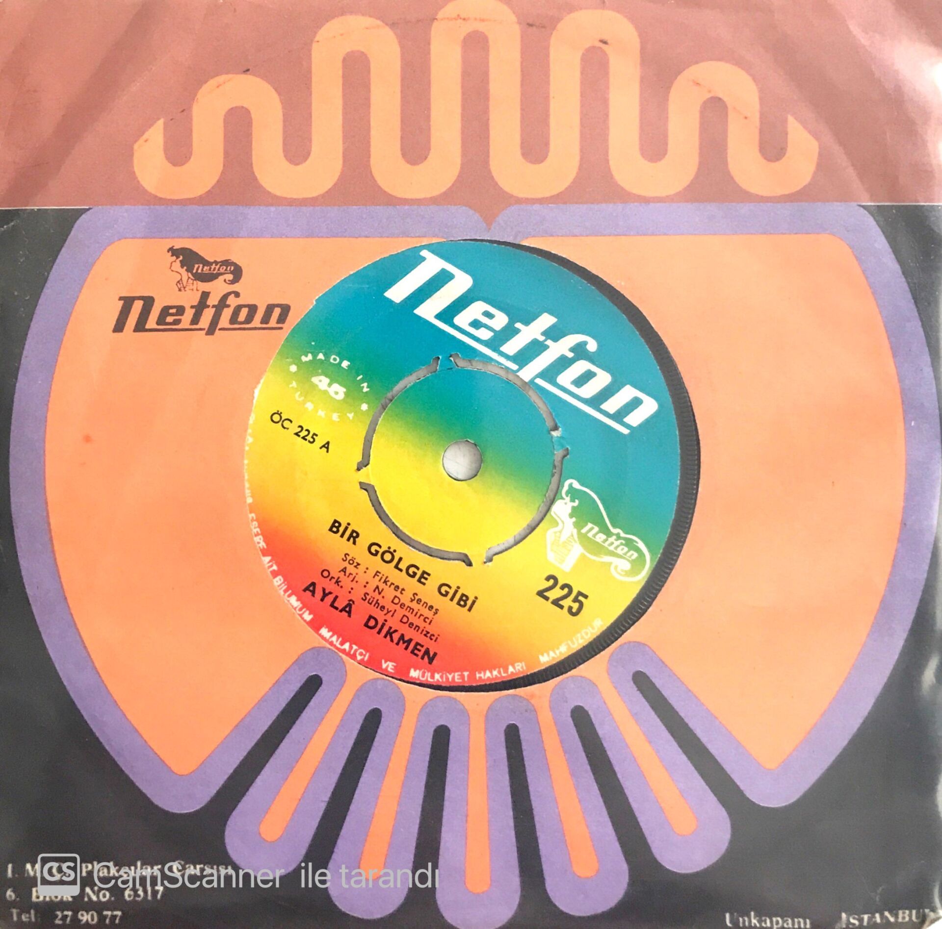 Ayla Dikmen / Bir Gölge Gibi 45'lik