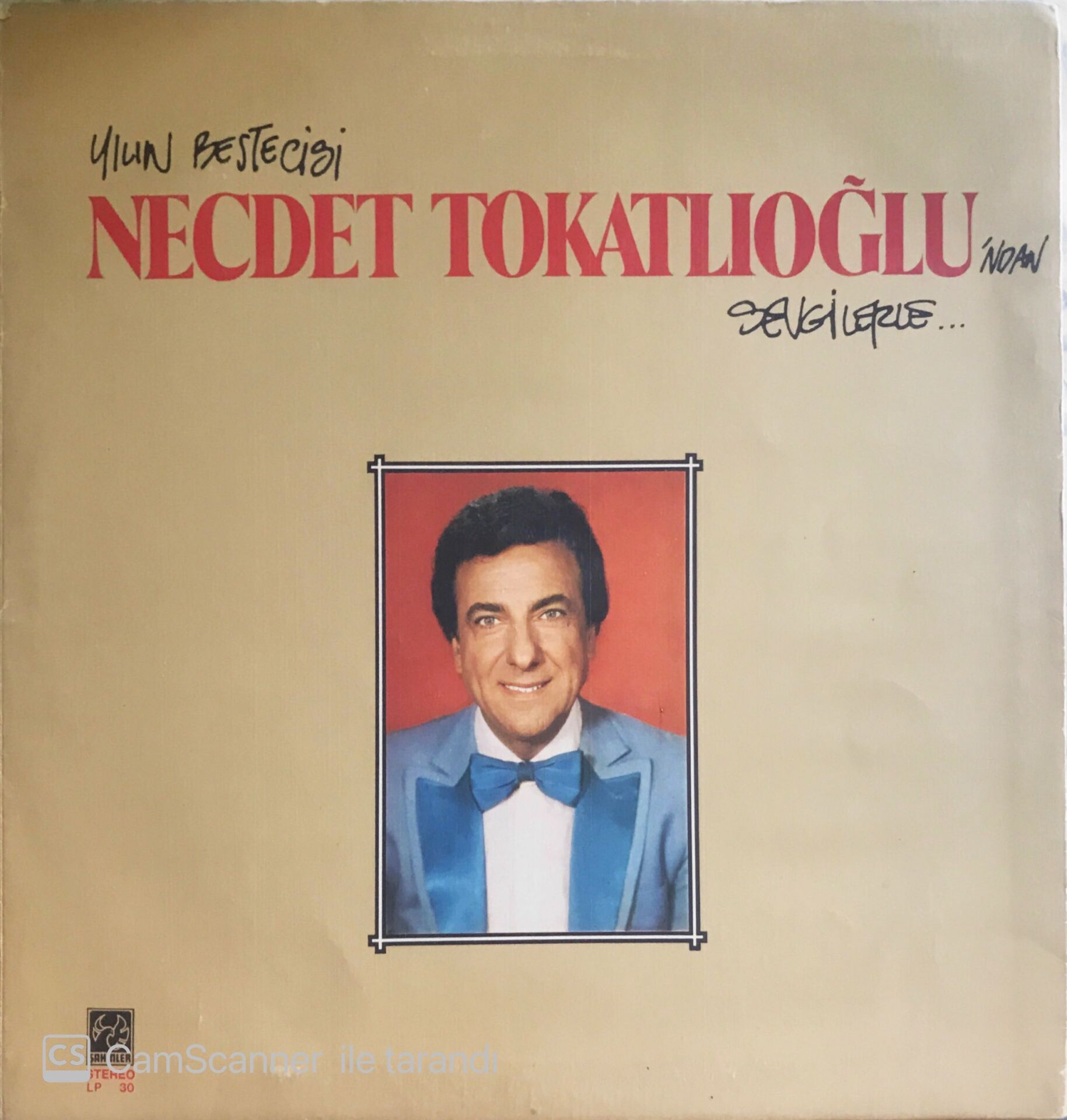 Yılın Bestecisi Necdet Tokatlıoğlu'ndan Sevgilerle - LP