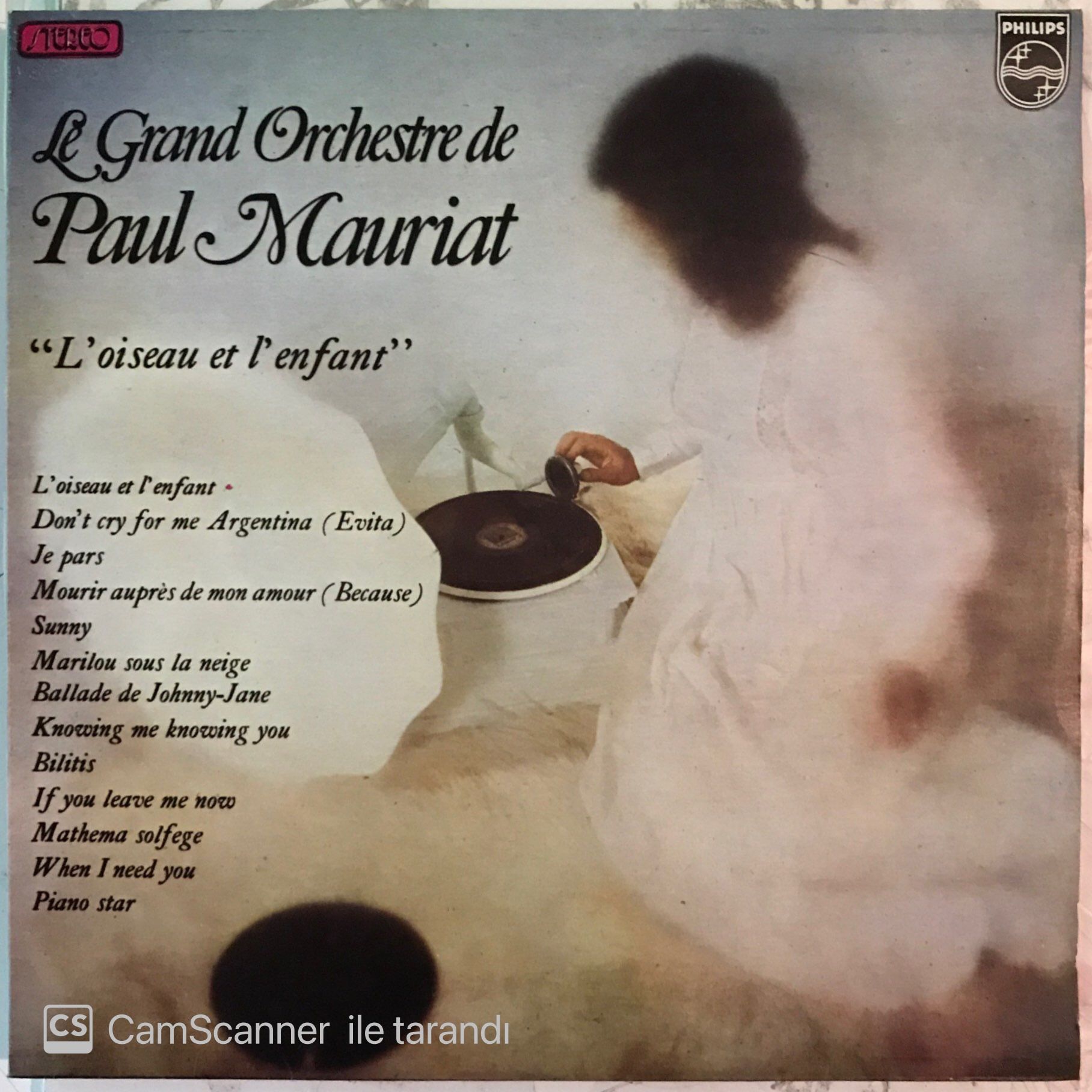Le Grand Orchestre De Paul Maurıat 'L'oiseau et l'enfant ' LP